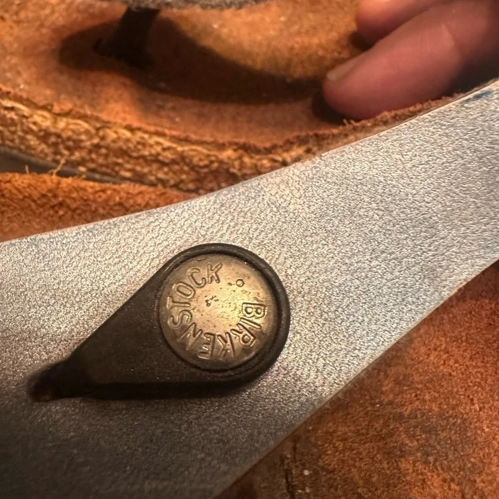 Birkenstock blue thong Sandals